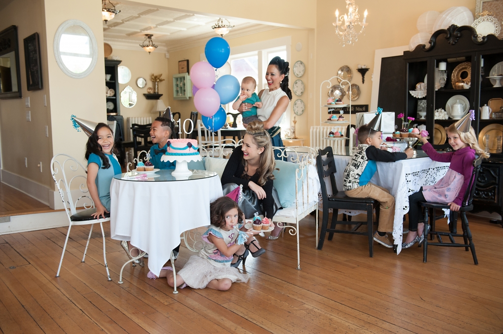 Peakaboo Beans 10th anniversary party with mompreneur Traci Costa
