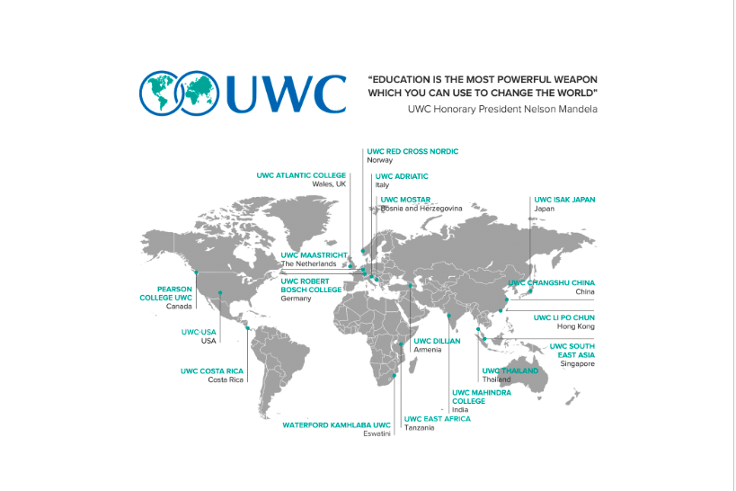 Map of UWC Locations
