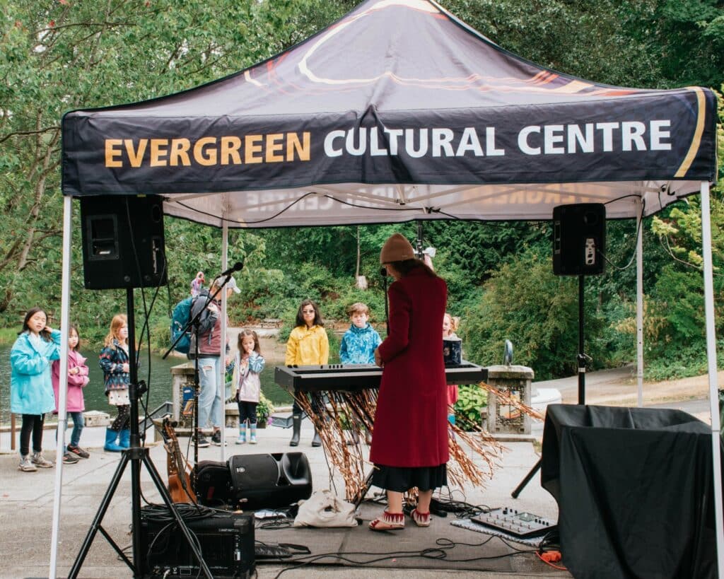 Evergreen Cultural Centre Summer Events Tent