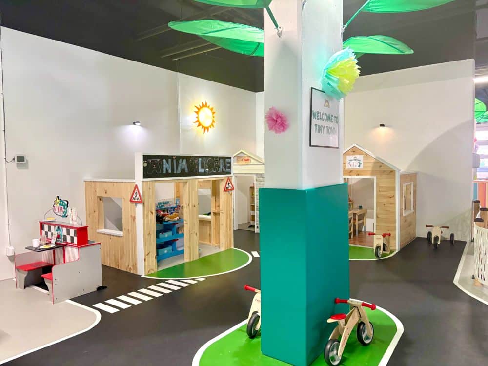 The interior of Tiny Town at Tiny Tots.