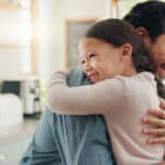 dad and daughter bonding, co-parenting