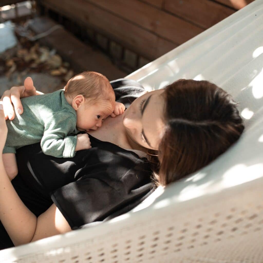 baby after breastfeeding